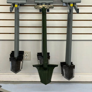 Pala de detector de metales resistente de asistencia de diseño personalizado con paleta manual de detección y excavación de metales de borde dentado Doble - Product Image 5