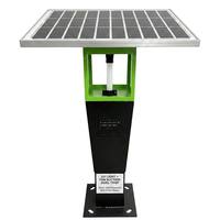 Op zonne-energie werkende muggenlamp UV-aantrekkingskracht ventilator zuigrooster drievoudige val 24 uur elektriciteitsvrij buiten terras