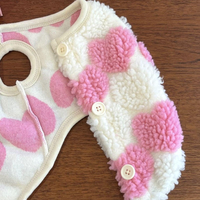 Gilet Invernale di Lusso in Pile per Cani e Gatti - Taglie XS-XL, Personalizzabile, Elegante, Ecologico, Resistente per Esterni e Festività