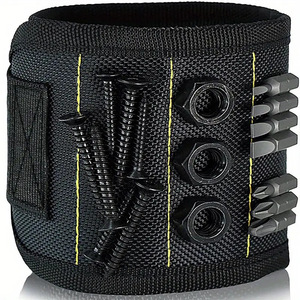 Support d'outils magnétique avec fixation Velcro pour vis et tournevis, idéal pour le bricolage, la menuiserie et les travaux électriques à domicile - Product Image 2