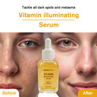 Sérum Vitamine C OEM Micro Tec Capsule, Sérum Illuminateur à la Vitamine, Éclaircissant avec Niacinamide, Renforce la Barrière Cutanée