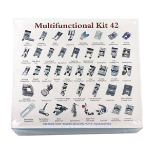 Ensemble de pieds de <span class=keywords><strong>machine</strong></span> <span class=keywords><strong>à</strong></span> coudre 42 pièces avec boîte de luxe Pieds de <span class=keywords><strong>machine</strong></span> <span class=keywords><strong>à</strong></span> coudre professionnels pour Brother <span class=keywords><strong>Singer</strong></span> Janome Juki Simplicity - Product Image 3