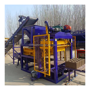 เครื่องผลิตบล็อกปูนซีเมนต์แบบประสาน รุ่น QT4-25 ประหยัดพลังงาน ให้ผลผลิตคงที่ สายการผลิตบล็อกก่อสร้าง - Product Image 3