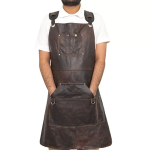 Tablier de cuisine de sécurité personnalisé avec logo pour boucher, multi-usage, unisexe, durable, pour salon, café, lavage de voitures, lavé - Product Image 2