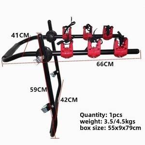 Support de <span class=keywords><strong>vélo</strong></span> universel à suspendre à l'arrière, <span class=keywords><strong>porte</strong></span>-vélos pour berlines et SUV - Product Image 2