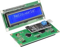 Pantalla TFT 1602A 5V Azul Verde-amarilla con IIC/I2C, Retroiluminación Blanca, Módulo de Monitor TFT 16x2 LCD1602