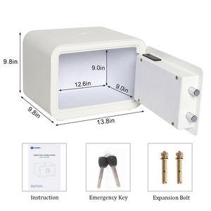 호텔 객실용 소형 디지털 스마트 미니 전자 비밀번호 보안 예금 키 보관함 - Product Image 2