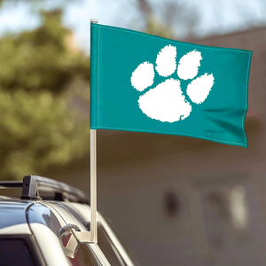 Fábrica para la venta a un precio bajo personalizado todos los países banderas de la ventana del coche personalizado 30*45cm banderas coloridas e incoloras del coche de Honduras - Product Image 5