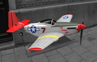 Petit avion RC P51D, envergure 400 mm, 4 canaux, prêt à voler, avion gyroscopique, système de stabilisation à 6 axes