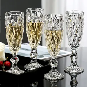 Verre à Vin Dégustation Clair <span class=keywords><strong>de</strong></span> Haute Qualité, Flûte à <span class=keywords><strong>Champagne</strong></span> en Cristal pour Maison, Jus et Vin Rouge - Product Image 1
