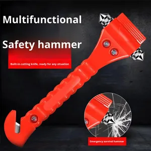 Martillo de autorrescate de emergencia para autobús de acero inoxidable, herramienta de <span class=keywords><strong>Escape</strong></span> de coche para romper ventanas, equipo y accesorio de extinción de incendios - Product Image 3