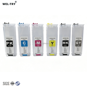 <span class=keywords><strong>Cartouche</strong></span> d'<span class=keywords><strong>encre</strong></span> <span class=keywords><strong>rechargeable</strong></span> vide J WEL-TRY HP72 300ML avec puce permanente pour imprimantes <span class=keywords><strong>HP</strong></span> T610 T770 T1100PS T1120TS T2300 - Product Image 1