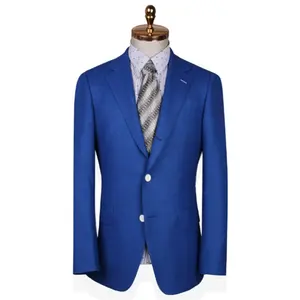 Latest Design Navy Blue Two-piece Men's Suit Business casual summer jacket and pants for men wear