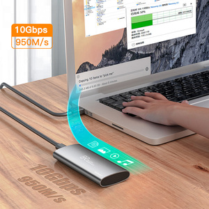 Loại mới C USB <span class=keywords><strong>3</strong></span> Gen2 đĩa cứng SSD Ổ cứng di động bên ngoài SSD kim loại 512GB 1TB 2TB NVMe pssd - Product Image 5