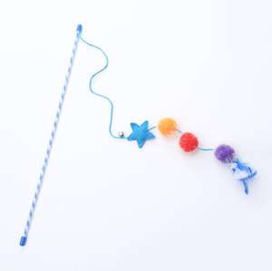 Forniture per animali domestici smart piuma gatto divertente bastone giocattolo gatto bacchetta giocattolo giocattolo interattivo teaser per gatto gattino - Product Image 5