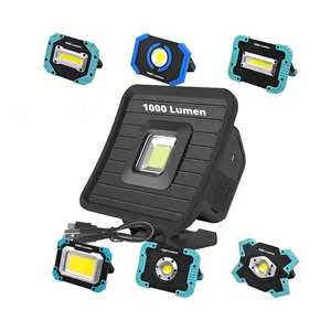 Produk Baru 20W Mini Cob Portabel Multifungsi Pemeriksaan Isi Ulang dengan Led Magnetik 360 Lampu Kerja Pengisian Nirkabel