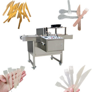 Assurance qualité couverts <span class=keywords><strong>assiette</strong></span> fourchettes couteaux cuillères faisant la machine ligne de production de couverts comestibles - Product Image 4