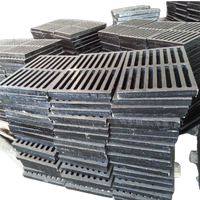 Grille de drainage robuste en fonte ductile, couvercle de tranchée métallique personnalisé, grille de drainage extérieure pour égouts et eaux pluviales, plaque de drainage au sol