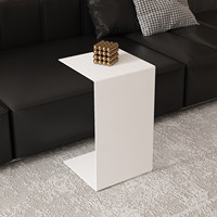 Table Basse Carrée Minimaliste Italienne Moderne en Acier Inoxydable avec Fonction de Préparation du Thé, Aucun Montage Requis, Idéale pour le Salon