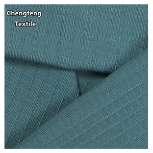 N1016 #   クラシックなチェック柄のナイロンジャカード生地、伸縮性のある経編ニット、メンズビジネスシャツ、スポーツサイクリングウェア製作用 - Product Image 6