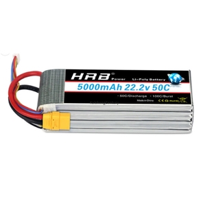 แบตเตอรี่ 22.2V 5000mAh 50C 6S1P พร้อมปลั๊ก XT90/T/EC5 สำหรับโดรน RC เฮลิคอปเตอร์ ชุดแบตเตอรี่มาตรฐาน - Product Image 2