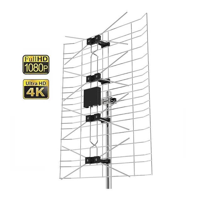 Uhf Big Tv Internet Antenna Hdtv Aerial High Gain Outdoor hd Tv Antena Long Range Yagi Tv Antenna