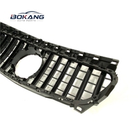 Grille de pare-chocs avant de course noire en ABS de style GT pour Mercedes-Benz GLA W117 2013-2019