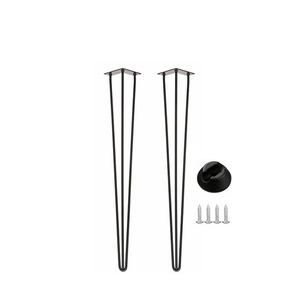 กิ๊บโลหะสีดำขาโต๊ะเฟอร์นิเจอร์ฐานโต๊ะในร้านอาหาร - Product Image 5