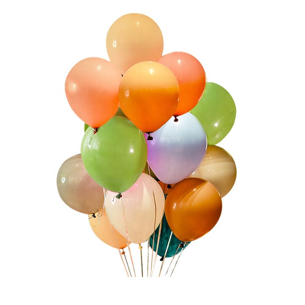 Wholesale Happy Birthday Wedding Christmas Party Decoration Different Colour Ballon Retro Color Decorative Latex Balloon