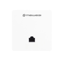 Point d'accès sans fil d'entreprise bi-bande WiFi6 AX1800 1800 Mbps, mode double, panneau mural, avec alimentation PoE, panneau 86 Gigabit