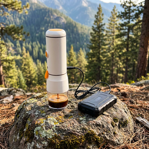 เครื่องชงกาแฟเอสเพรสโซแบบพกพาในรถยนต์ 12V พร้อมระบบทำความร้อนในตัว ใช้งานได้กับแคปซูล NS และ DG และกาแฟบด - Product Image 6