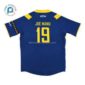 PURE Custom <span class=keywords><strong>Chiefs</strong></span> <span class=keywords><strong>Rugby</strong></span> Kicking Tee All Over Diseño de impresión por sublimación Logotipo personalizado <span class=keywords><strong>Rugby</strong></span> League Kit Jersey Shirt Training - Product Image 4