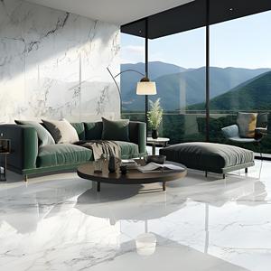Panneaux muraux <span class=keywords><strong>de</strong></span> luxe en SPC grand format, effet marbre UV, étanches et ignifuges, brillants, pour hôpitaux, maisons et villas, idéaux pour les murs <span class=keywords><strong>de</strong></span> fond TV - Product Image 6