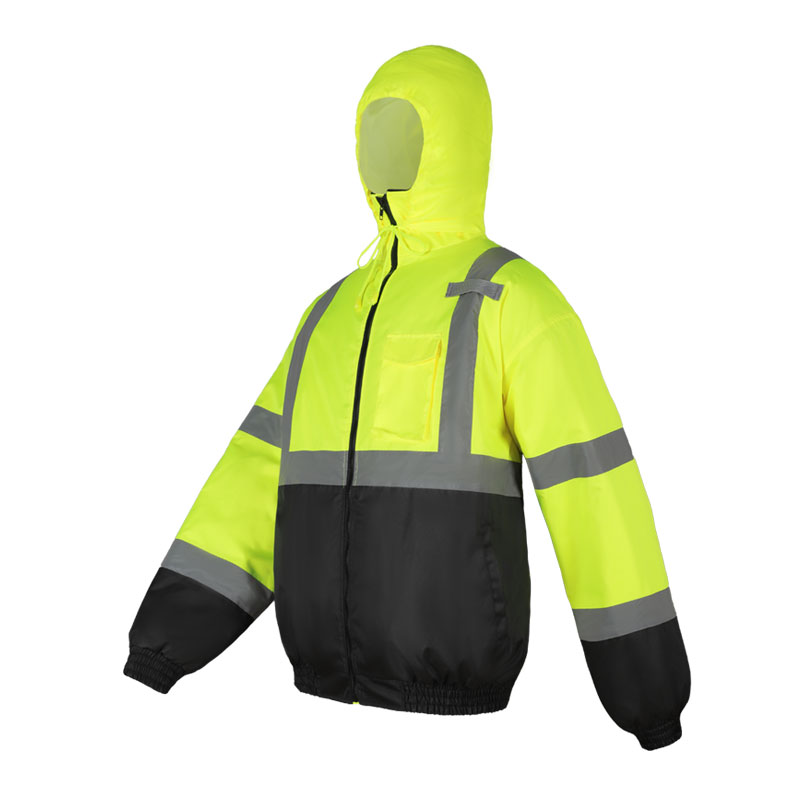 Wholesale modacrylic 12oz flame retardant workwear hi vis work mechanics welder jacket