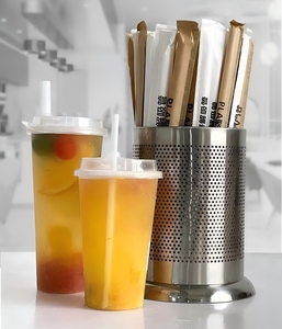 Pajitas para Vasos de <span class=keywords><strong>Boba</strong></span> de PLA Impresas Personalizadas con Diámetro de 6/12 mm, Longitud de 190/230 mm, Envueltas Individualmente y Biodegradables - Product Image 3