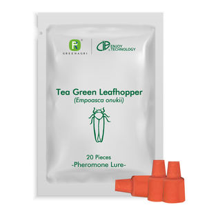 Té verde Leafhopper Feromona Señuelo Monitoreo efectivo Plantaciones de té Rectángulo Trampas de plástico Tabique de goma sólida - Product Image 1