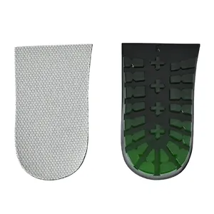 GEL Height Increase Heel Cushion Shoe Pad Heel Lift Insert Shock Absorbing Height Increase Half Insole For Men