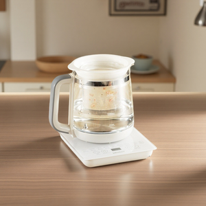 Bouilloire intelligente en verre 110V 1,8L pour décoction d'herbes, 18 programmes de cuisson, minuterie 24H, isolation multi-niveaux, usage domestique - Product Image 1