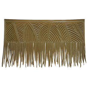 Azulejo de techo liso de <span class=keywords><strong>Palma</strong></span> Artificial tradicional ignífugo resistente al calor para hoteles casas edificios pizarra terracota aluminio - Product Image 3