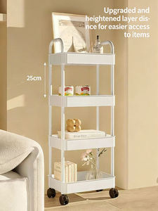 Carrello portaoggetti multistrato per snack, nail art, ciglia, vestiti in dormitorio e soggiorno - Cassetti portaoggetti direttamente dalla fabbrica - Product Image 2