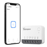 Interruptor Inteligente Zigbee ITEAD SONOFF ZBMINI Extreme, Requiere Cable Neutro, ZBMINIR2, Conexión Fácil, Funciona con ZBBridge-P