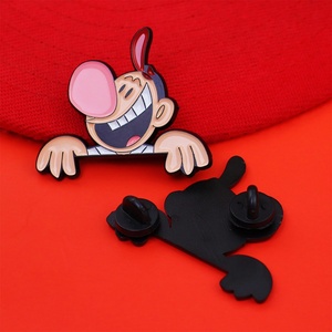 Flag Funny Dog Backing Magnet Saying Custom Safety <b>Pins</b> <b>Hat</b> Enamel <b>Pin</b> - Product Image 4