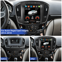 HFMidia 9.7 inci DSP GPS Radio BT Layar Vertikal Multimedia Video Head Unit Untuk Buick Regal 2014-2018 Wireless CarPlay Radio