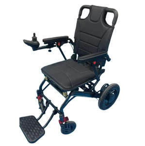 Silla de ruedas con motor de rotor interno de alta eficiencia con batería de litio extraíble de 10AH para uso durante todo el día - Product Image 2