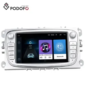 Podofo 2 Din Android Autoradio Autoradio 7 "Stereo Gps Navigatie Wifi MP5 Bt Fm Rds + Canbus Voor ford/Focus/Mondeo
