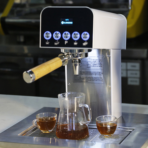 Cafetera Espresso Comercial Multifunción Semiautomática de un Grupo con Diseño Integrado para Restaurantes y Automóviles - Product Image 2