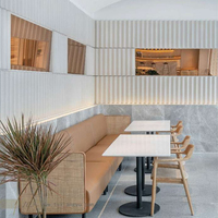McDonalds Chair Mobilier de restaurant Ensemble table et chaises de salle à manger en bois pour restaurant et bars