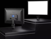 A111 Écran LCD 14 pouces, éclairage de studio pour photographie avec support et support pour téléphone pour YouTube Premium