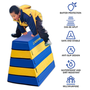 Quatre sections pommeau <span class=keywords><strong>cheval</strong></span> voûte boîte de saut enfants multi fonction équipement de <span class=keywords><strong>gymnastique</strong></span> gym utiliser <span class=keywords><strong>cheval</strong></span> de saut <span class=keywords><strong>d</strong></span>étachable - Product Image 4