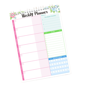 Portable écologique numérique imprimé Double bobine quotidien anglais cahier papier couverture promotionnel transfrontalier semaine Plan mémo - Product Image 1